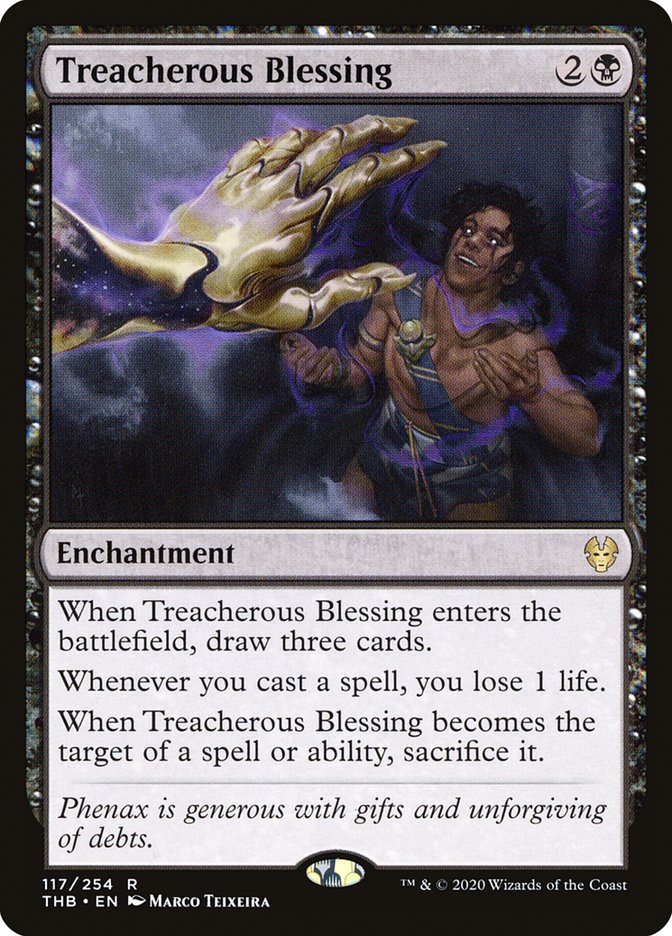 Treacherous Blessing [Theros Beyond Death] | Odin's Place