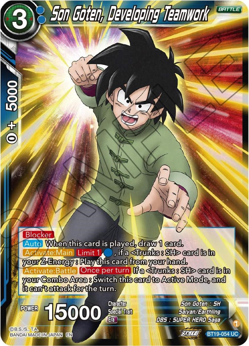 Son Goten, Developing Teamwork (BT19-054) [Fighter's Ambition] | Odin's Place