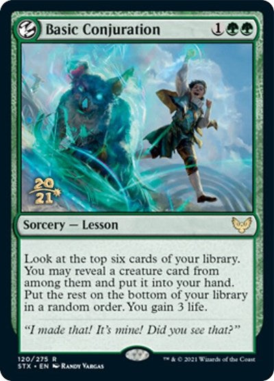 Basic Conjuration [Strixhaven: School of Mages Prerelease Promos] | Odin's Place