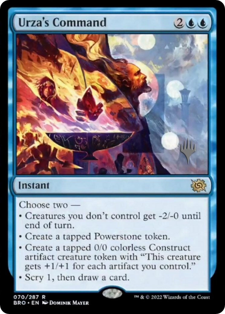Urza's Command (Promo Pack) [The Brothers' War Promos] | Odin's Place