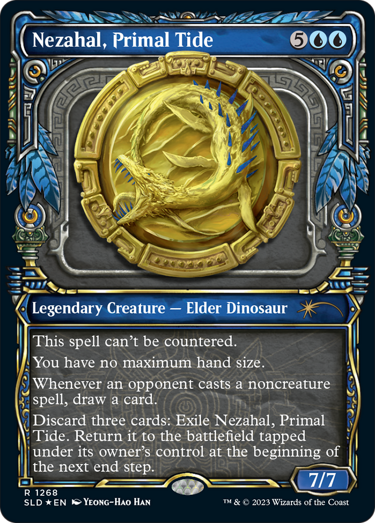 Nezahal, Primal Tide (Halo Foil) [Secret Lair Drop Series] | Odin's Place
