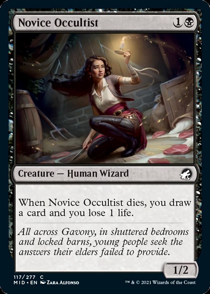 Novice Occultist [Innistrad: Midnight Hunt] | Odin's Place