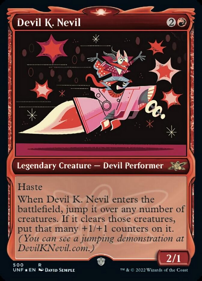 Devil K. Nevil (Showcase) (Galaxy Foil) [Unfinity] | Odin's Place