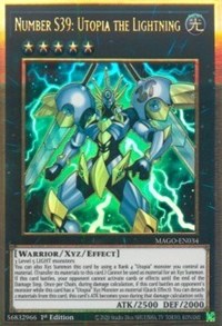 Number S39: Utopia the Lightning [MAGO-EN034] Gold Rare | Odin's Place