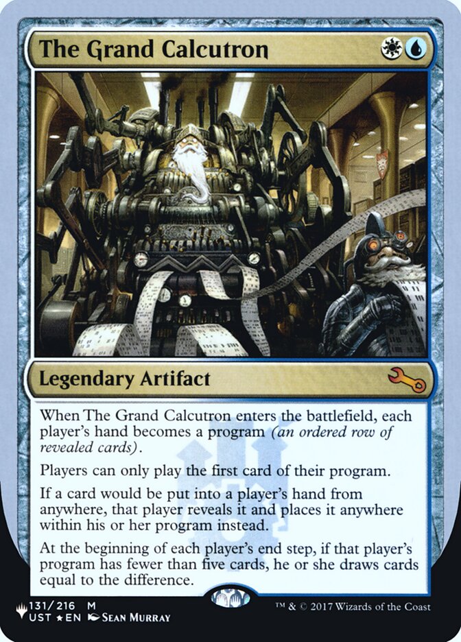 The Grand Calcutron (Unfinity Foil Edition) [The List] | Odin's Place