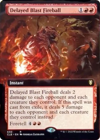 Delayed Blast Fireball (Extended Art) [Commander Legends: Battle for Baldur's Gate] | Odin's Place