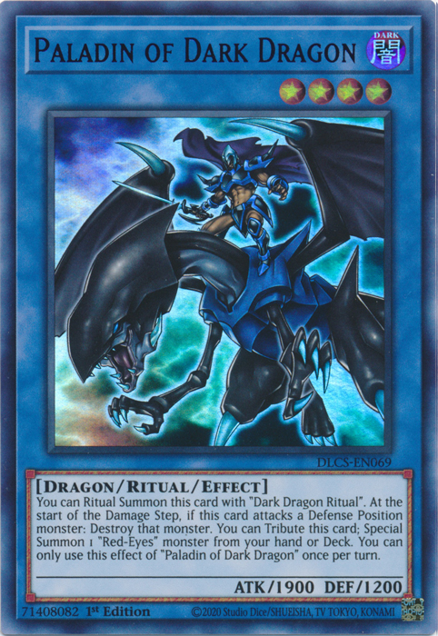 Paladin of Dark Dragon (Purple) [DLCS-EN069] Ultra Rare | Odin's Place