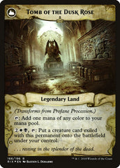 Profane Procession // Tomb of the Dusk Rose [Rivals of Ixalan Prerelease Promos] | Odin's Place