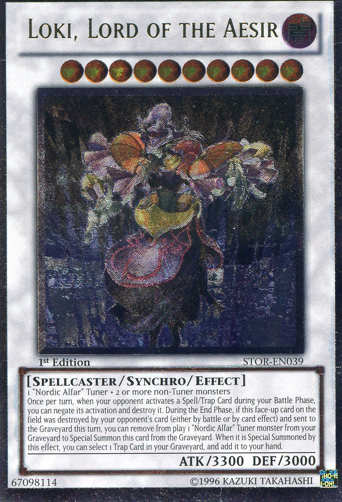 Loki, Lord of the Aesir [STOR-EN039] Ultimate Rare | Odin's Place