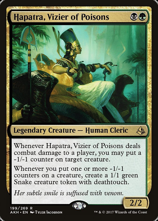Hapatra, Vizier of Poisons (199) [Amonkhet] | Odin's Place