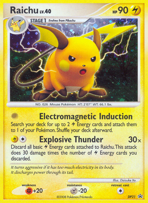 Raichu (DP21) [Diamond & Pearl: Black Star Promos] | Odin's Place