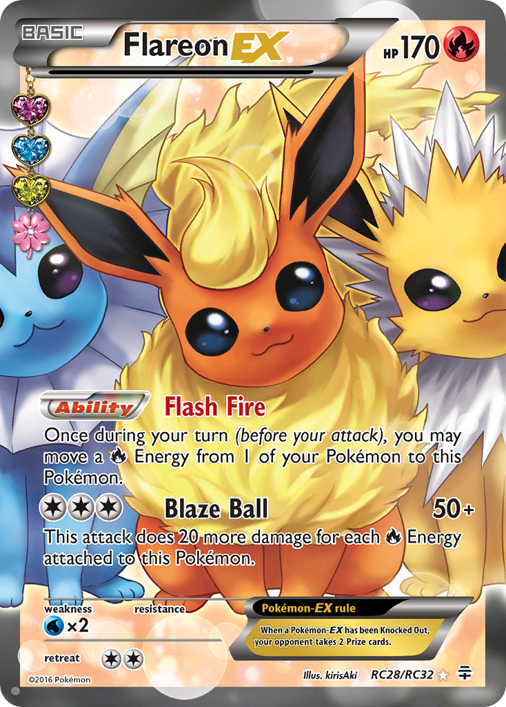 Flareon EX (RC28/RC32) [XY: Generations] | Odin's Place