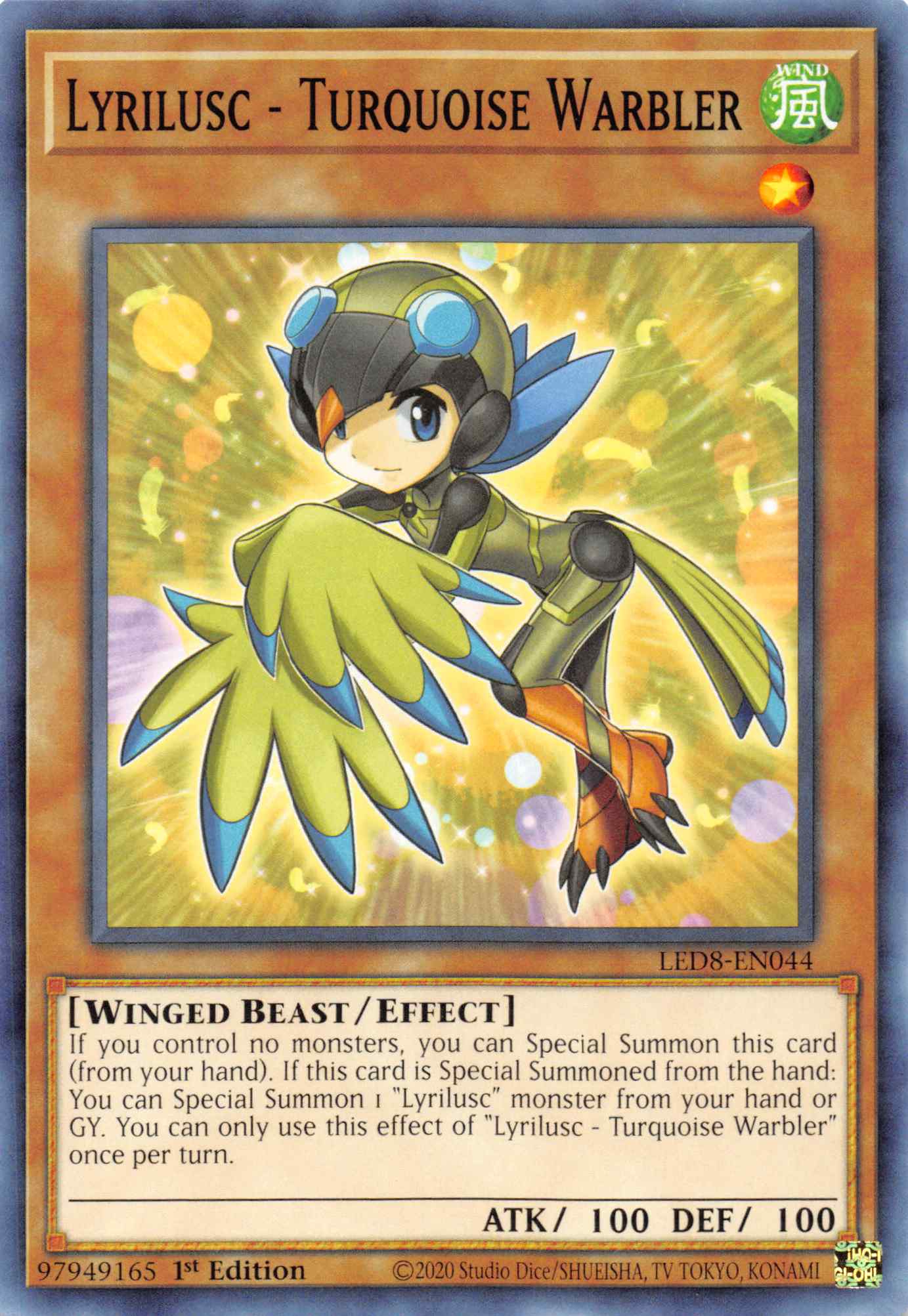 Lyrilusc - Turquoise Warbler [LED8-EN044] Common | Odin's Place