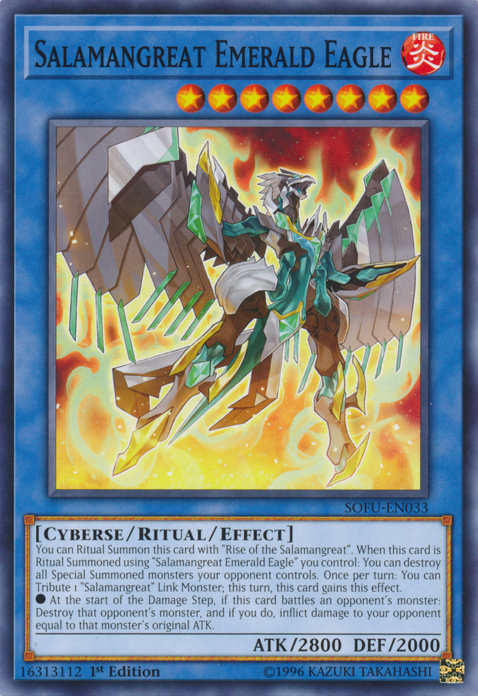 Salamangreat Emerald Eagle [SOFU-EN033] Common | Odin's Place