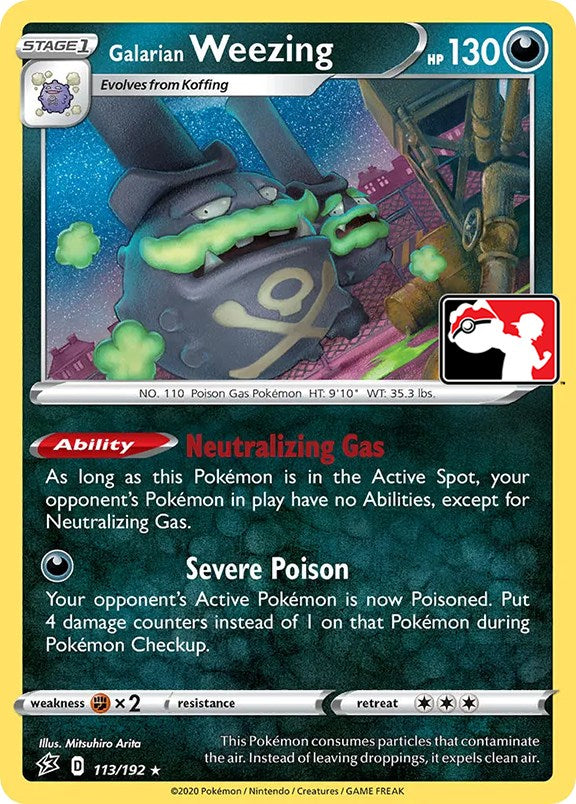 Galarian Weezing (113/192) [Prize Pack Series One] | Odin's Place
