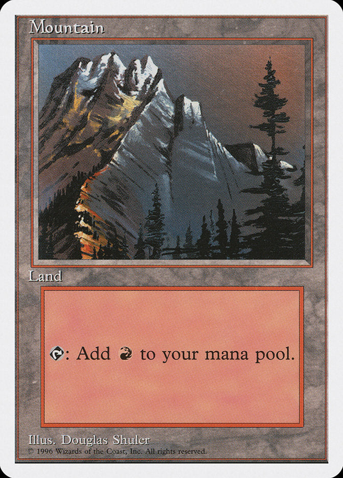 Mountain (Red Sky in the Top Right) [Introductory Two-Player Set] | Odin's Place