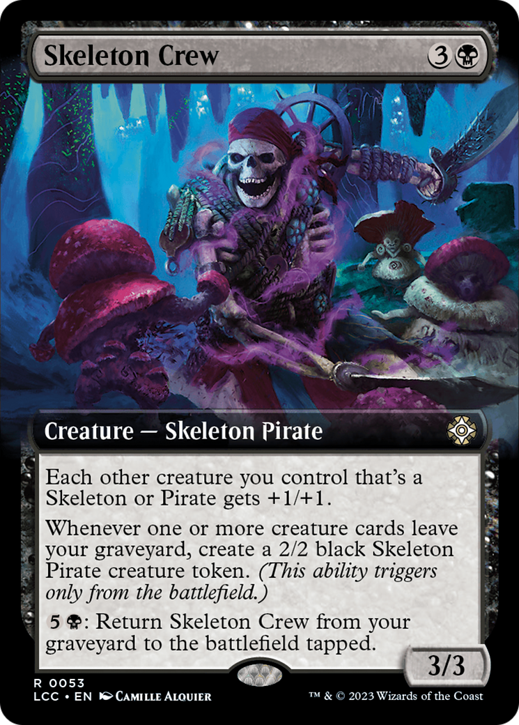 Skeleton Crew (Extended Art) [The Lost Caverns of Ixalan Commander] | Odin's Place