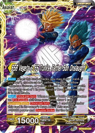 Trunks // SSB Vegeta & SS Trunks, Father-Son Onslaught (BT16-071) [Realm of the Gods] | Odin's Place