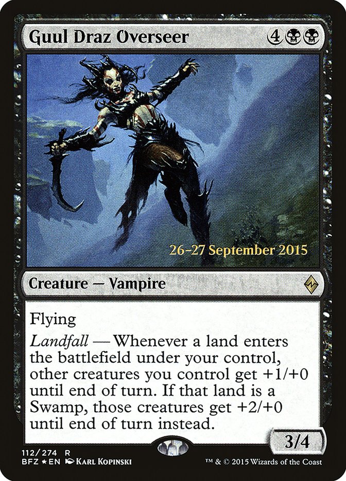 Guul Draz Overseer (112) [Battle for Zendikar Prerelease Promos] | Odin's Place