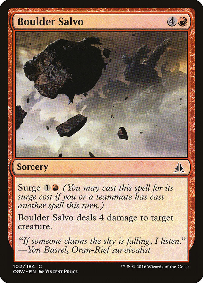 Boulder Salvo (102) [Oath of the Gatewatch] | Odin's Place