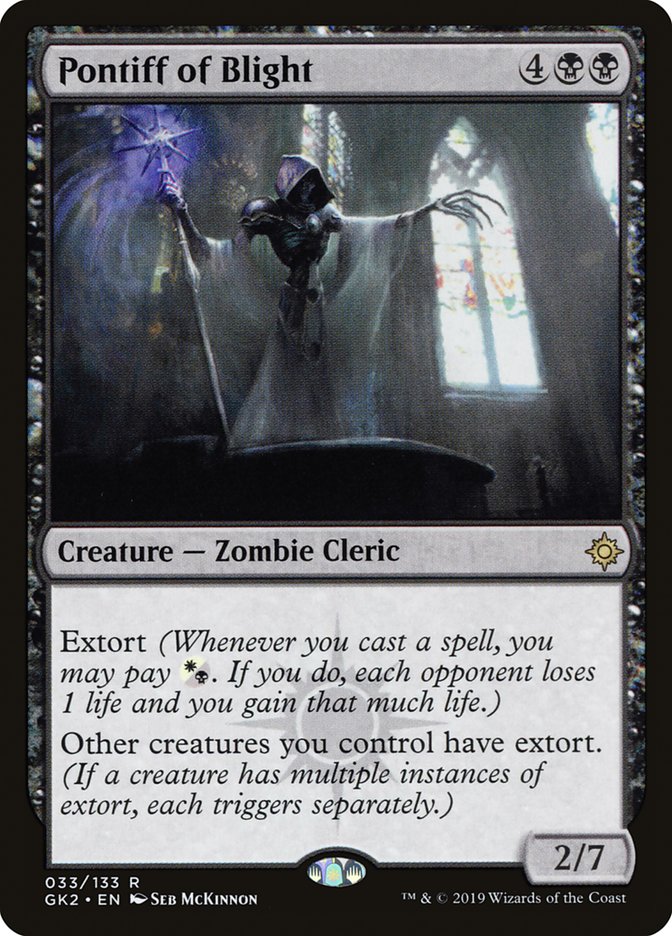 Pontiff of Blight (33) [Ravnica Allegiance Guild Kit] | Odin's Place