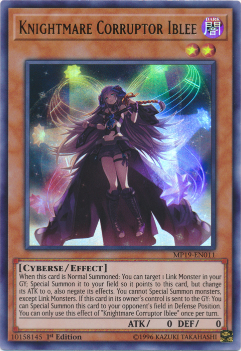 Knightmare Corruptor Iblee [MP19-EN011] Ultra Rare | Odin's Place