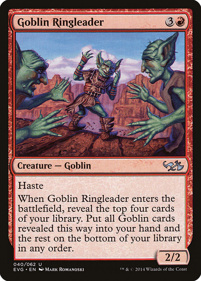 Goblin Ringleader (40) (Elves vs. Goblins) [Duel Decks Anthology] | Odin's Place