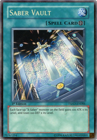 Saber Vault [TSHD-EN086] Secret Rare | Odin's Place