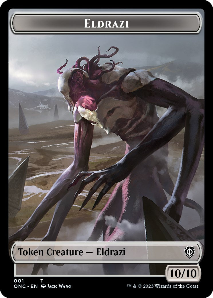 Soldier (017) // Eldrazi Double-Sided Token [Phyrexia: All Will Be One Commander Tokens] | Odin's Place