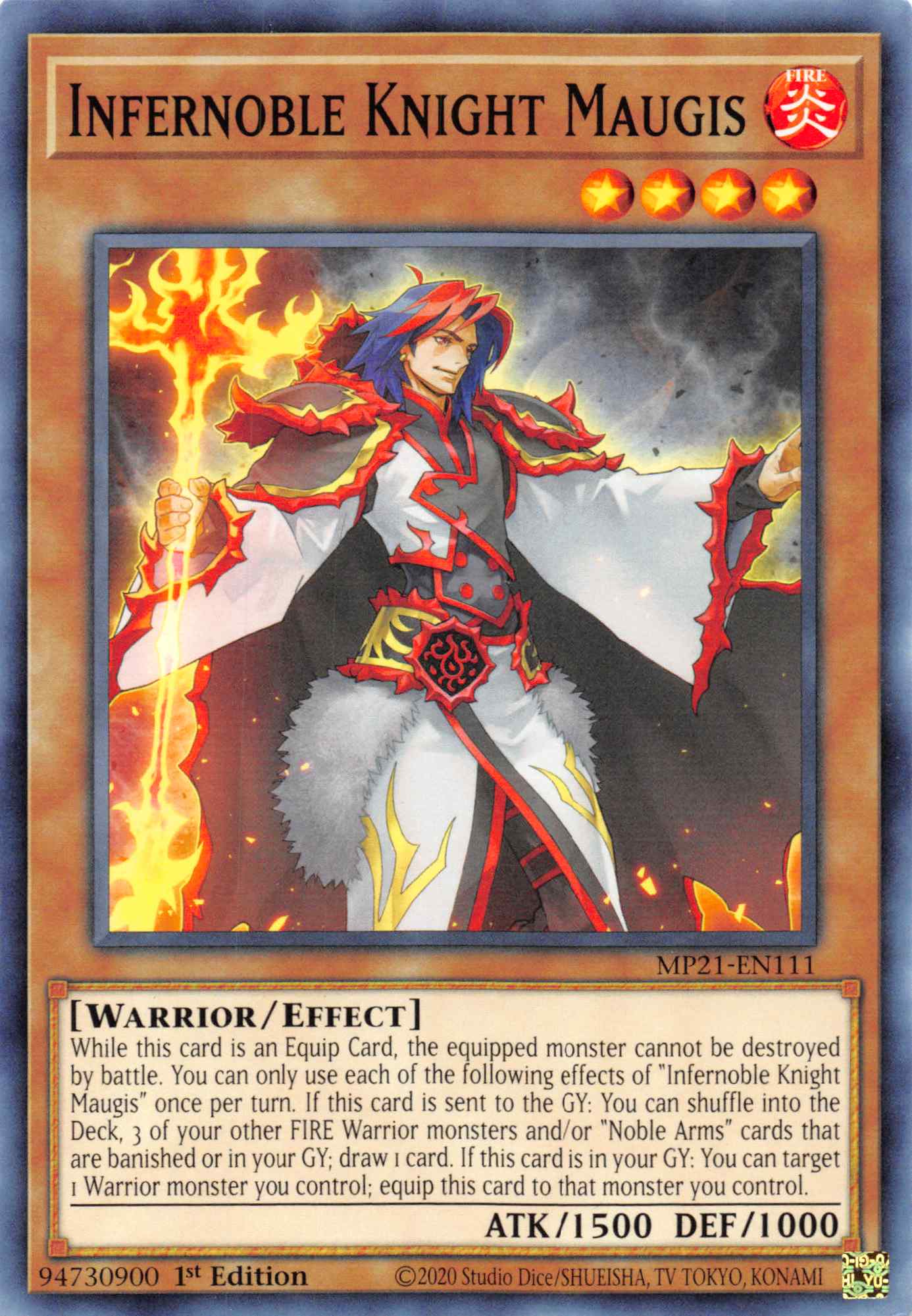 Infernoble Knight Maugis [MP21-EN111] Common | Odin's Place