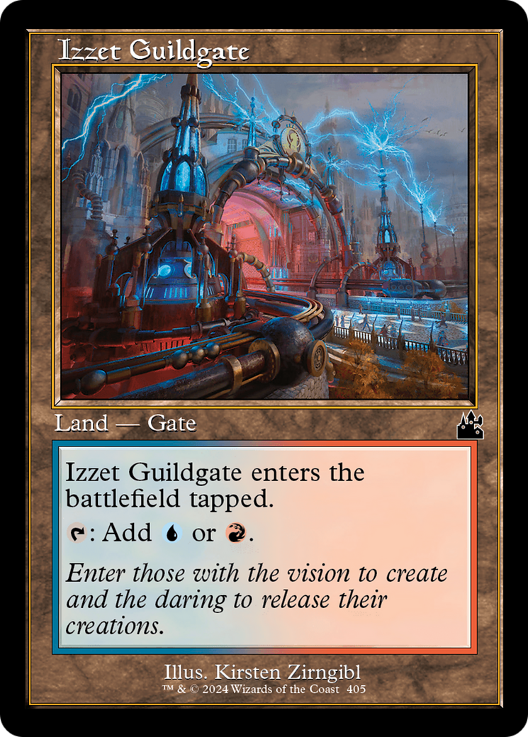 Izzet Guildgate (Retro Frame) [Ravnica Remastered] | Odin's Place