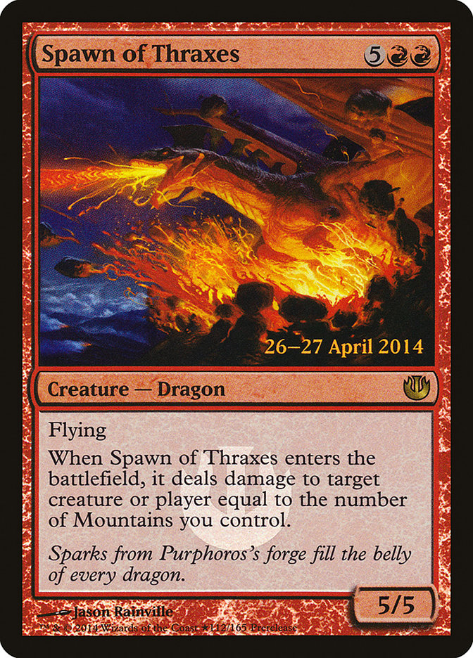 Spawn of Thraxes (112) [Journey into Nyx Prerelease Promos] | Odin's Place