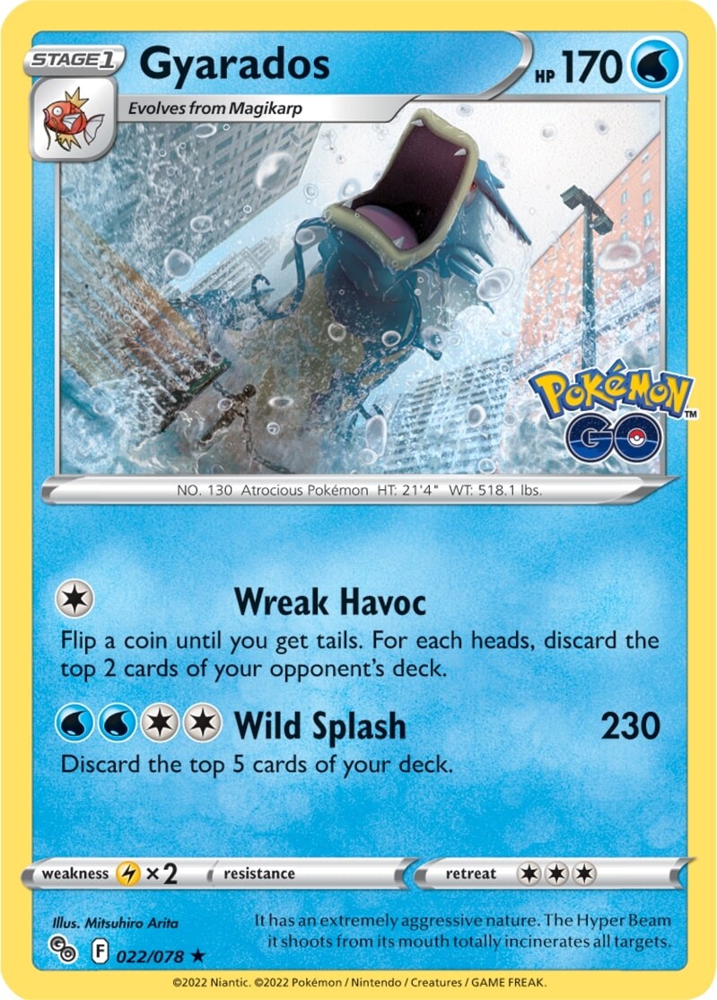 Gyarados (022/078) [Pokémon GO] | Odin's Place
