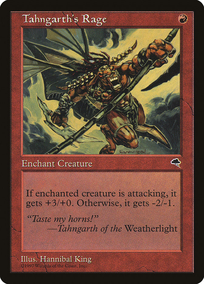 Tahngarth's Rage (209) [Tempest] | Odin's Place