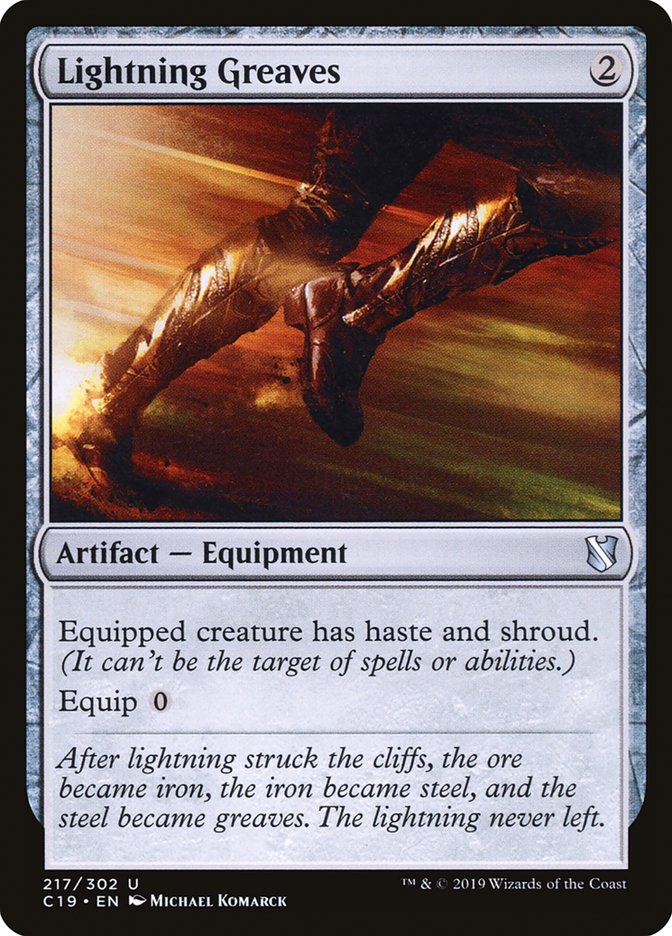 Lightning Greaves [Commander 2019] | Odin's Place