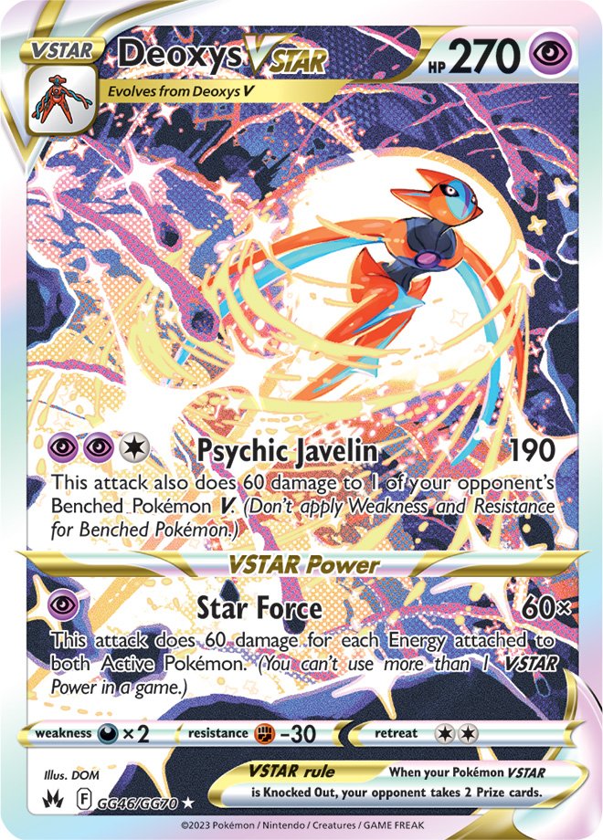 Deoxys VSTAR (GG46/GG70) [Sword & Shield: Crown Zenith] | Odin's Place