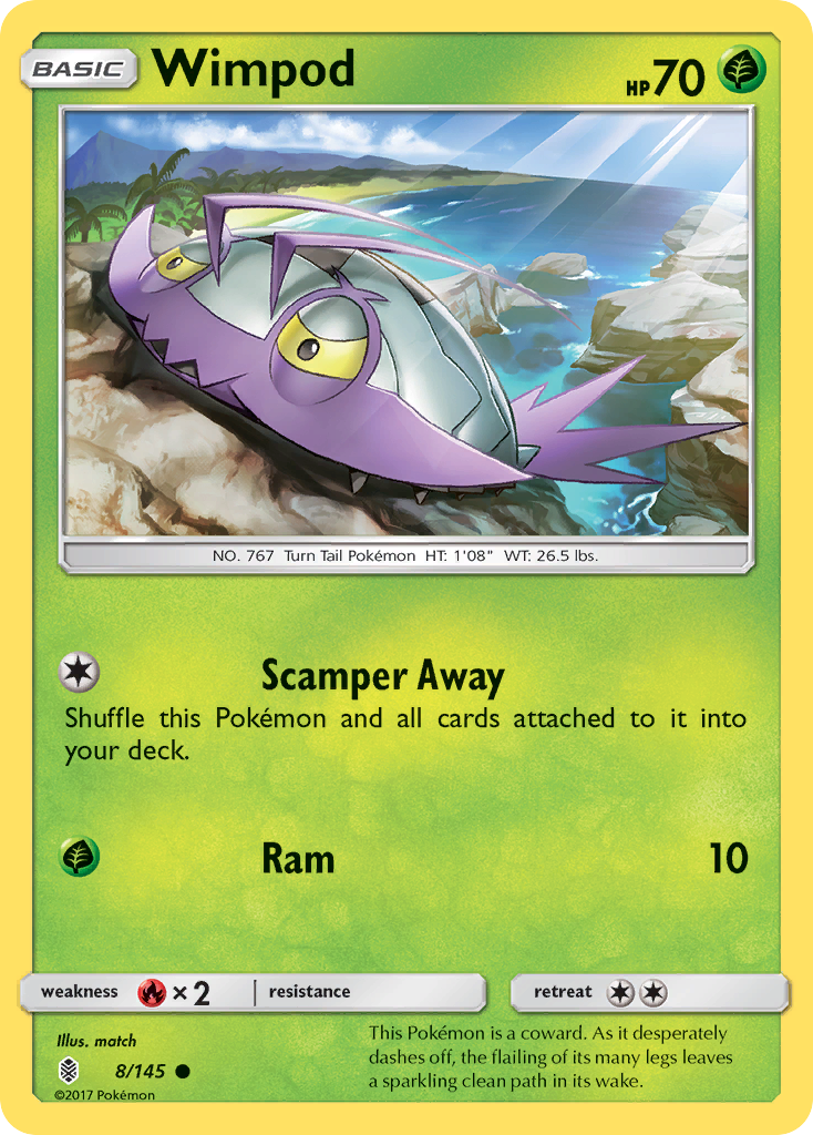 Wimpod (8/145) [Sun & Moon: Guardians Rising] | Odin's Place