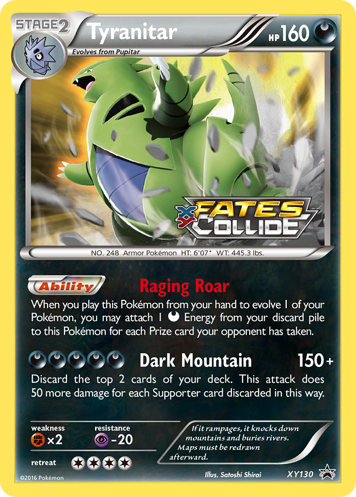 Tyranitar (XY130) [XY: Black Star Promos] | Odin's Place