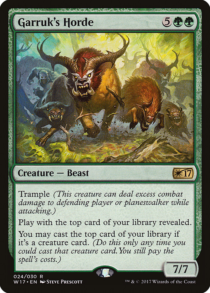 Garruk's Horde (24) [Welcome Deck 2017] | Odin's Place