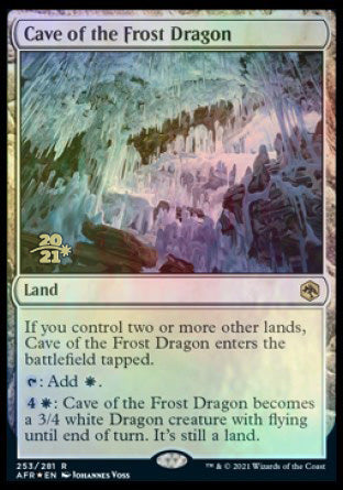 Cave of the Frost Dragon [Dungeons & Dragons: Adventures in the Forgotten Realms Prerelease Promos] | Odin's Place