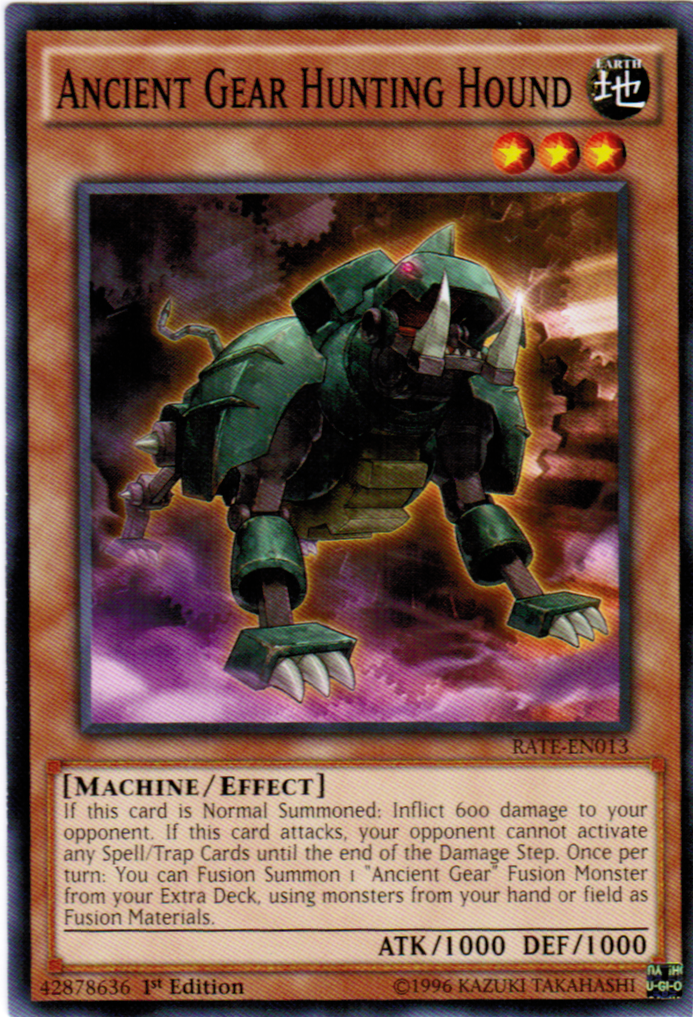 Ancient Gear Hunting Hound [RATE-EN013] Common | Odin's Place