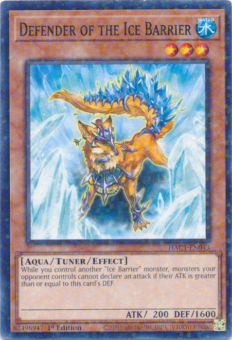 Defender of the Ice Barrier (Duel Terminal) [HAC1-EN043] Common | Odin's Place