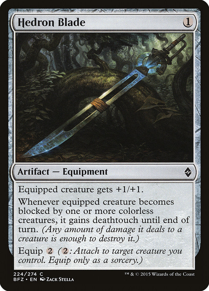 Hedron Blade (224) [Battle for Zendikar] | Odin's Place