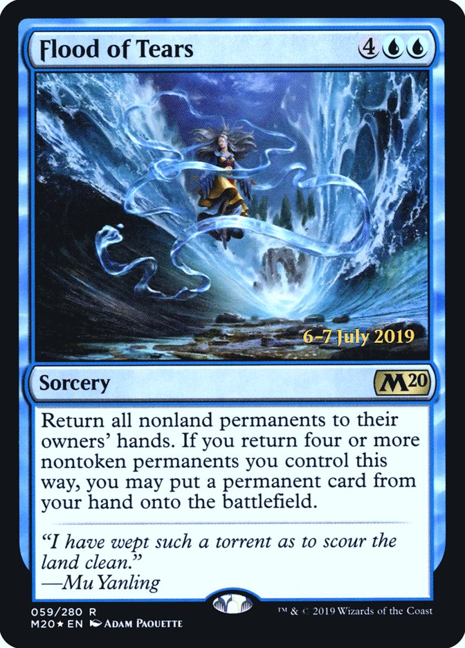Flood of Tears [Core Set 2020 Prerelease Promos] | Odin's Place