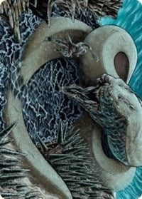 Koma, Cosmos Serpent 2 Art Card [Kaldheim Art Series] | Odin's Place