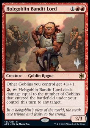 Hobgoblin Bandit Lord (Promo Pack) [Dungeons & Dragons: Adventures in the Forgotten Realms Promos] | Odin's Place