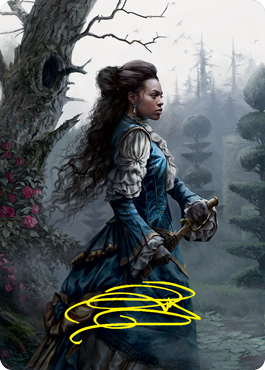 Mina Harker Art Card (Gold-Stamped Signature) [Innistrad: Crimson Vow Art Series] | Odin's Place
