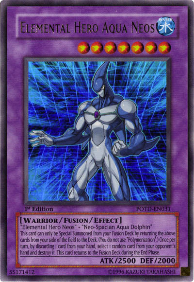 Elemental Hero Aqua Neos [POTD-EN031] Ultra Rare | Odin's Place