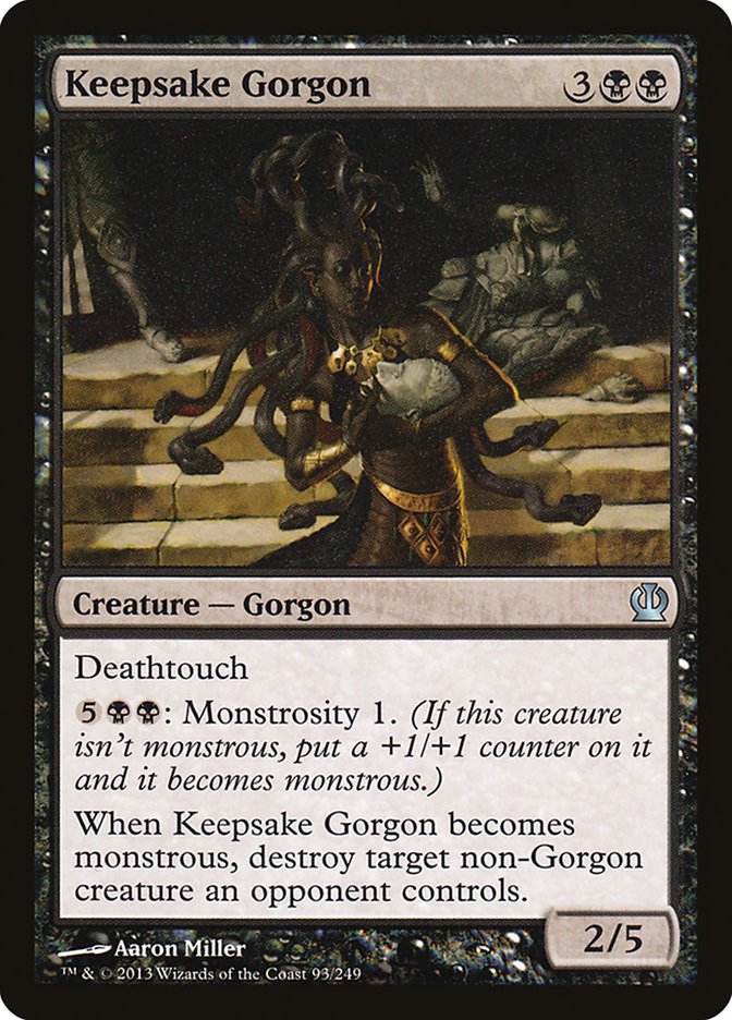 Keepsake Gorgon (93) [Theros] | Odin's Place