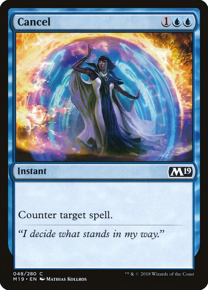 Cancel (48) [Core Set 2019] | Odin's Place